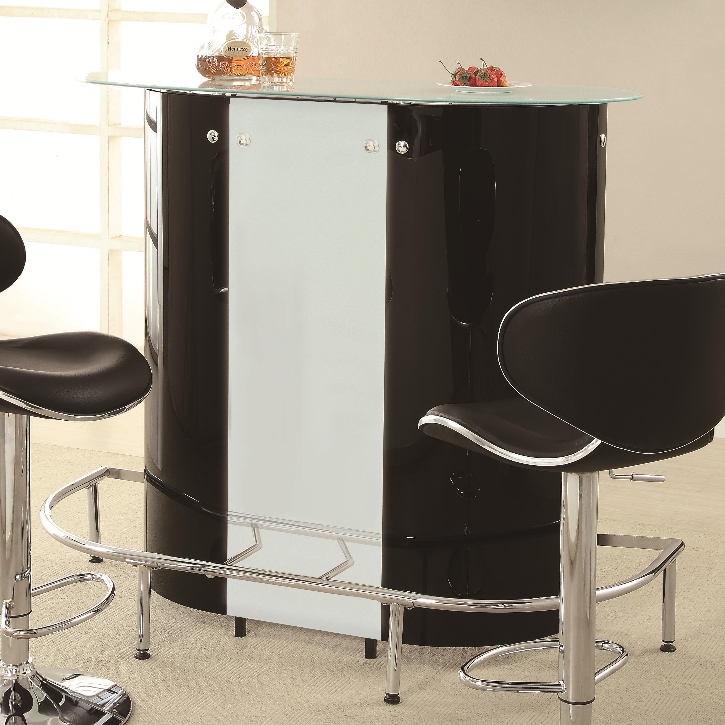 Coaster Bar Units and Bar Tables 100654 Contemporary Bar Unit with